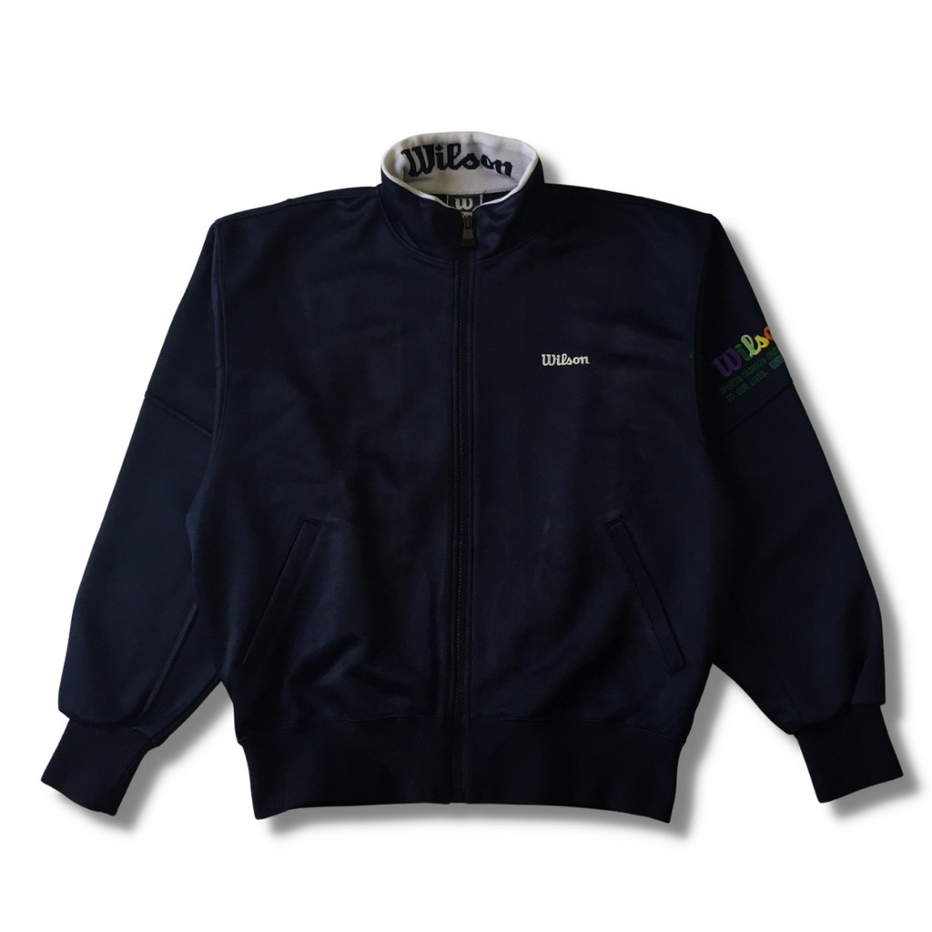 Wilson Tennis Jacket / Jaket Wilson / Navy Jacket / Thrift