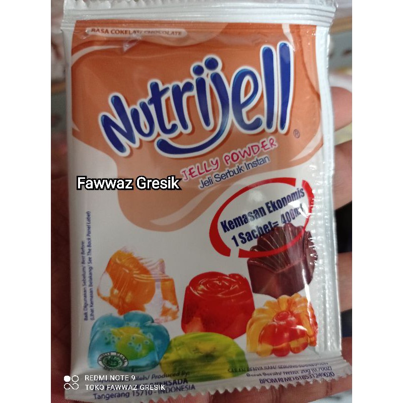 Nutrijell Coklat - Nutrijel Cokelat Ekonomis 20 gr (1 pcs)