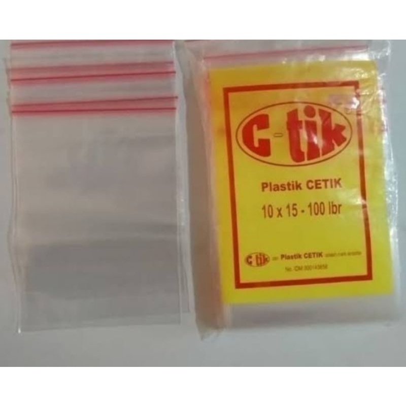 Plastik Klip/ Plastik Obat UK. 10x15