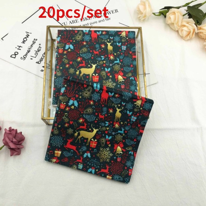 20 Sheets/Pack Christmas Theme Paper Napkin For Wedding Birthday Home Party Decoration Servilleta Supplies