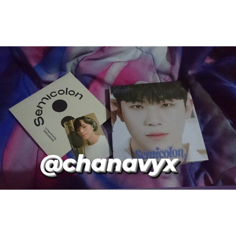 ALBUM SEMICOLON UNSAELED (DIGIPACK WOOZI + CD + PC MINGYU)