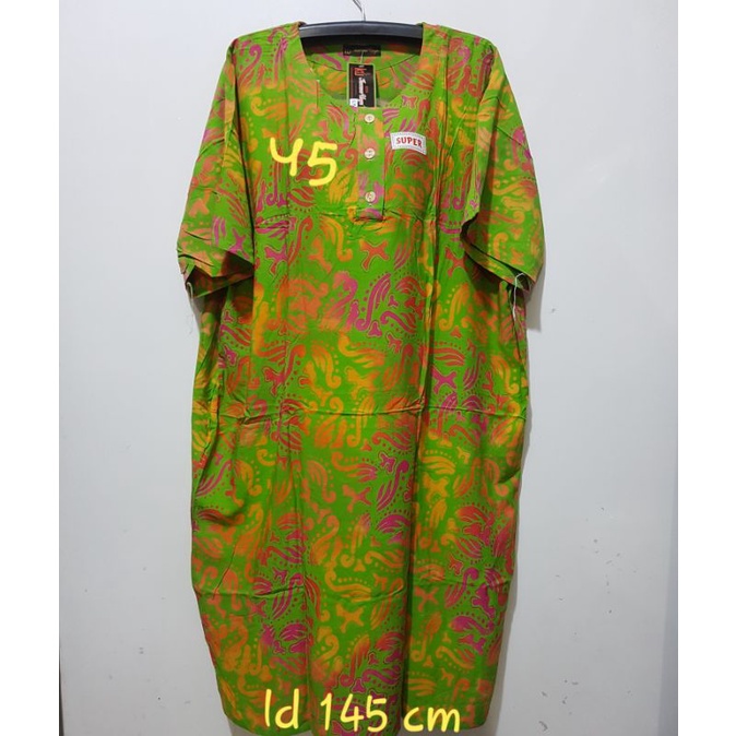 YULI - DASTER L5 REMEK LD 140 - 150 CM PB 110 CM BATIK KENCANA UNGU LABEL HITAM KUH-No 45