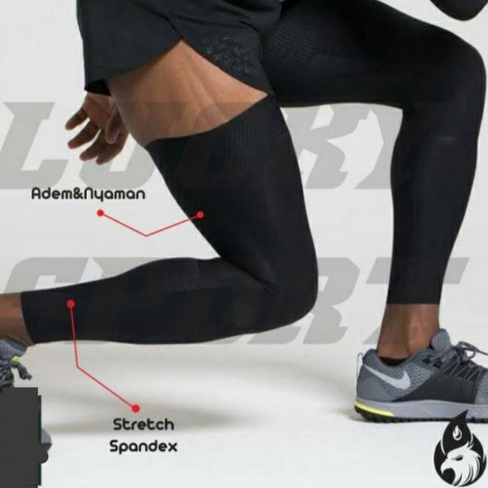 ✸Dijual ⁑☍ deker knee pad manset stoking kaki olahraga fitnes gym futsal voli sepeda pria wanita 87