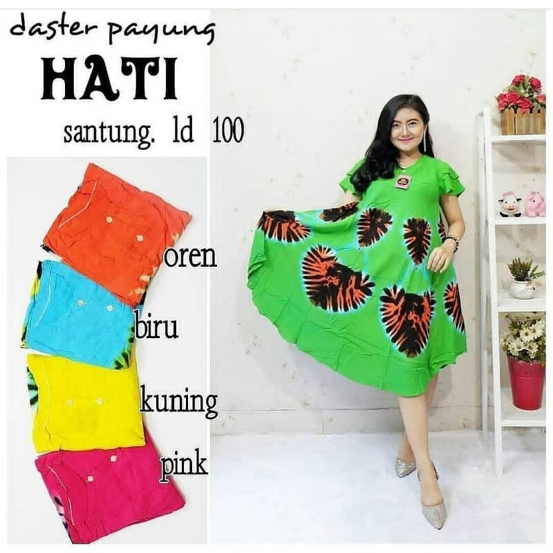 DASTER PAYUNG HATI-DASTER KANCING DEPAN-DASTER BUSUI-BUMIL-DASTER MURAH-DASTER LENGAN PENDEK