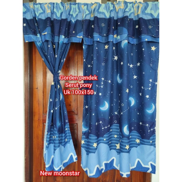 Gorden pony pendek 100x150 gorden serut motif