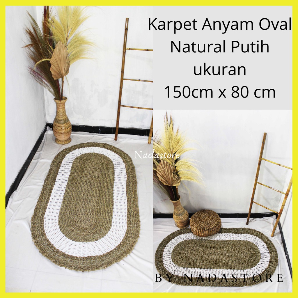 RUG KARPET SEAGRASS OVAL NEW ARRIVAL