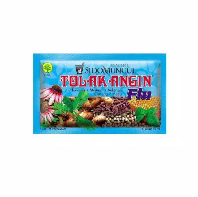 Tolak angin sido muncul + madu, tolak angin flu