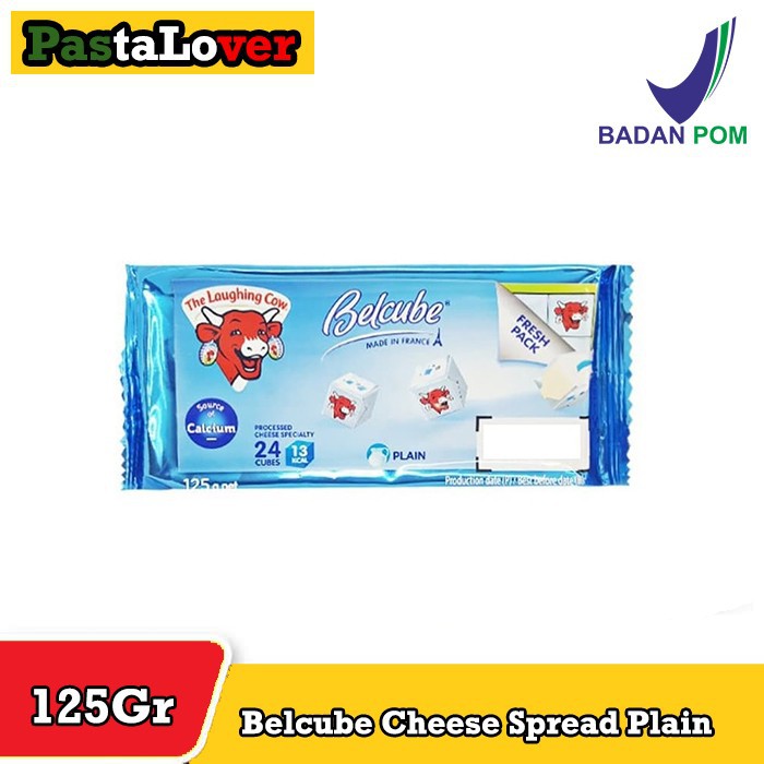 

Belcube Cheese Spread Plain 125 Gr / Keju MPASI 24 Cubes