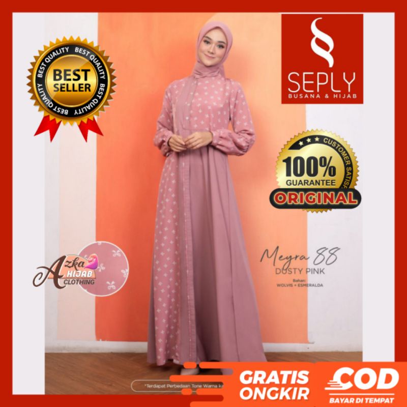MEYRA 88 GAMIS SEPLY ORIGINAL / BAJU GAMIS TERBARU 2022 / DRESS MUSLIM TERBARU 2022 / GAMIS SIMPLE E
