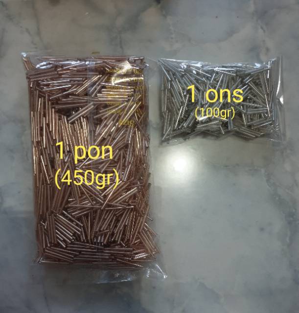 B10 | 100 gr Bambu 2,1cm 2,5cm 3cm payet / mote bambu semi jepang