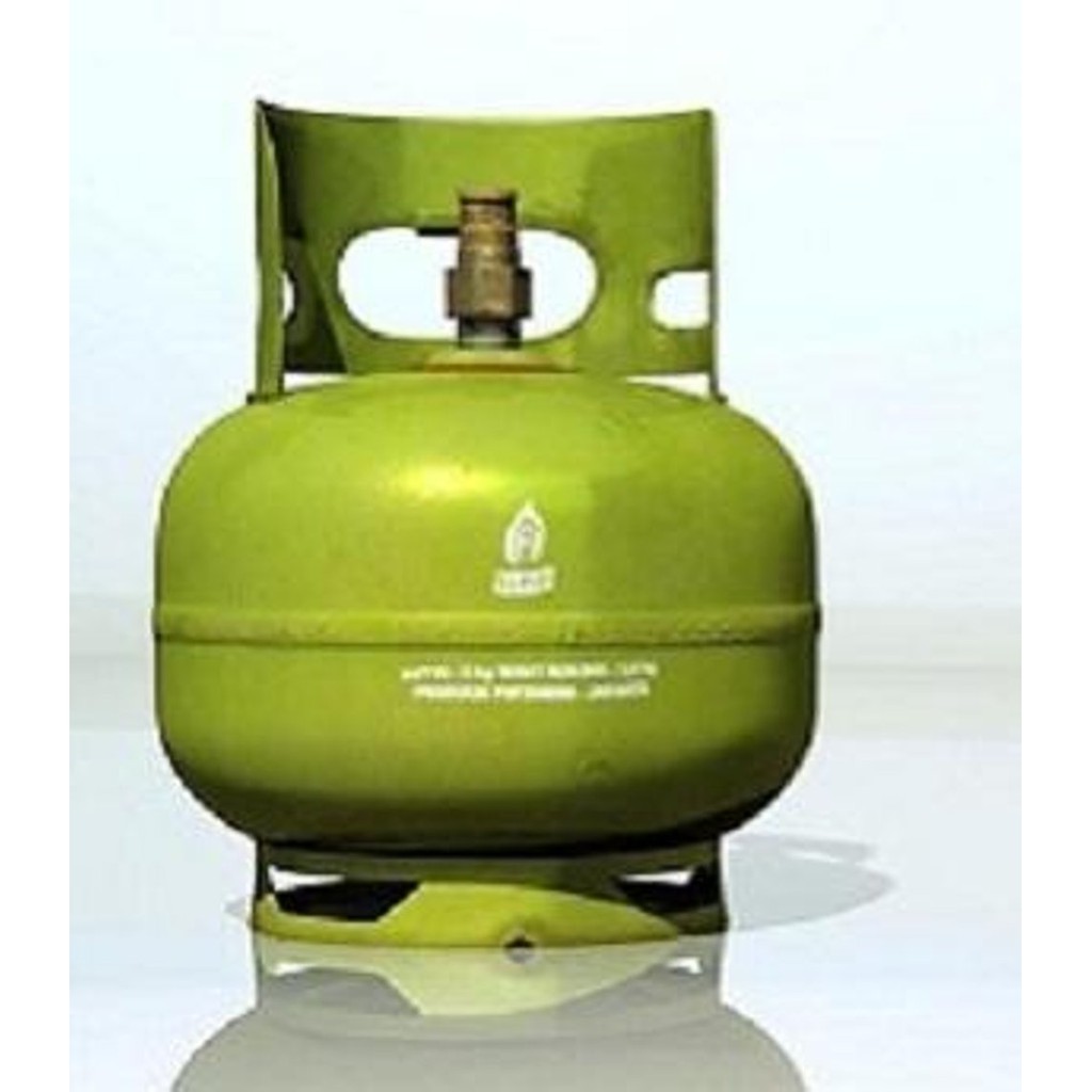 Tabung Gas 3 Kg Hijau Isi Indonesia
