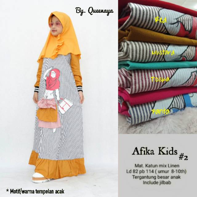 Afika Kids Katun Mix Linen