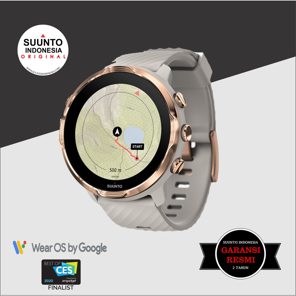 SUUNTO 7 SANDSTONE ROSEGOLD ORIGINAL GARANSI RESMI - SMART WATCH