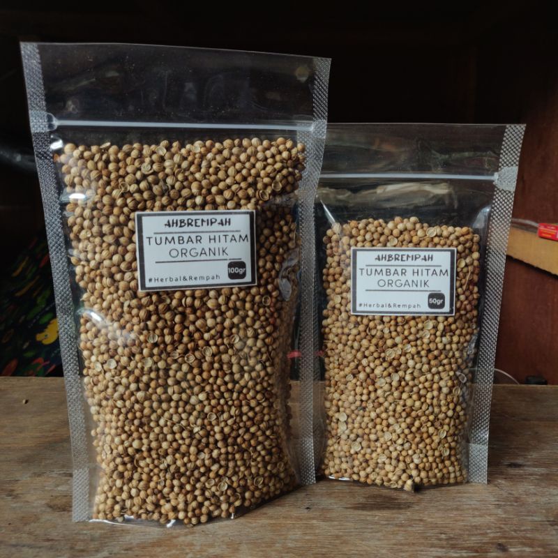 

Ketumbar HITAM ORGANIK ALAMI / Tumbar HITAM / obat, JSR 100gr