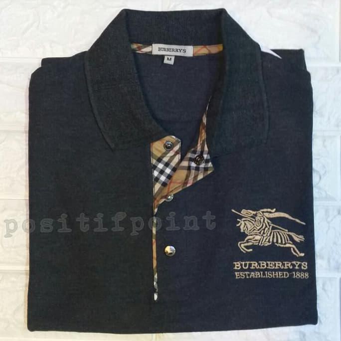 Kaos Burberry /Kaos Kerah / Poloshirt / Burberry .Aruansy.Olshop