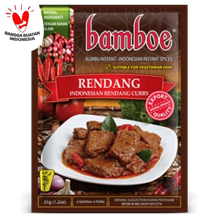 

BAMBOE BUMBU RENDANG 35 Gram