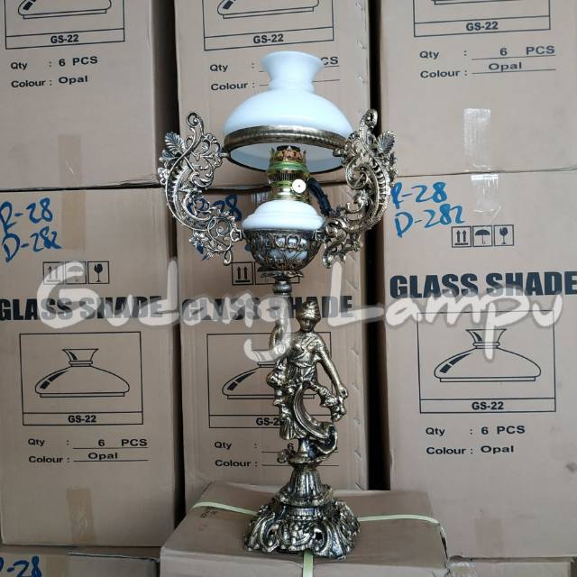 Lampu Meja Antik Betawi Klasik R-18 Lampu hias