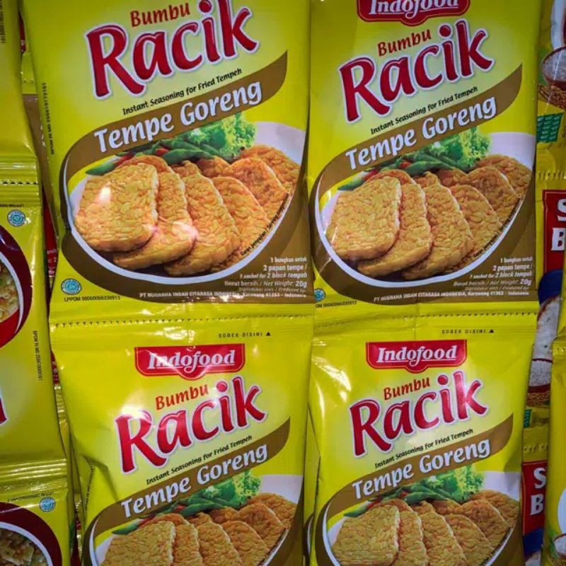 

RACIK tempe goreng renceng renteng rencengan 10 sachet