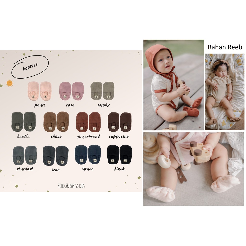 BohoPanna Booties Kaos Kaki Sepatu Bayi Boho Baby In Sole 10.5cm CBKS