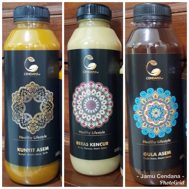 

Paket 3 varian jamu beras kencur, kunyit asam dan gula asam 500 ml