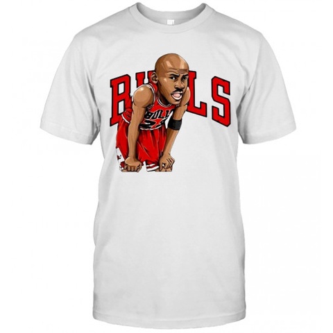 KAOS BAJU COMBED DISTRO CHICAGO BULLS JORDAN CHIBI POLOS CUSTOM BASKET ASLI IMPORT 