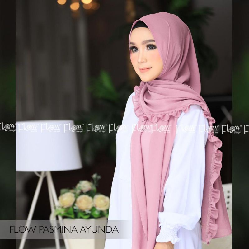 Pashmina Ayunda Ceruty ori Flow