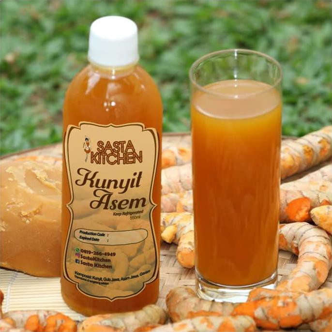 

Minuman Kunyit Asam 550 ml tanpa bahan pengawet