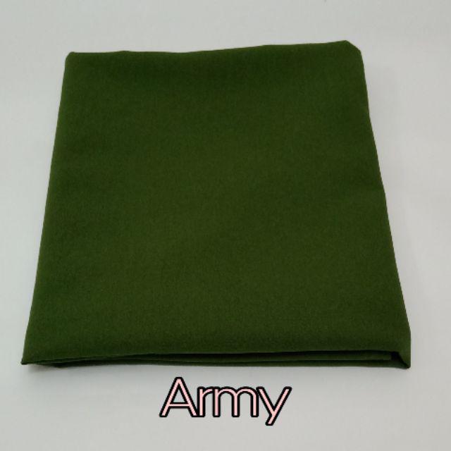 Pashmina Diamond/ Pashmina Polos Isabella/ Pasmina Sabyan Murah 175x75-Army