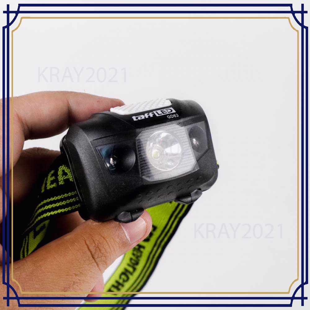 TaffLED Headlamp LED Multifunction Outdoor 3W - GD63