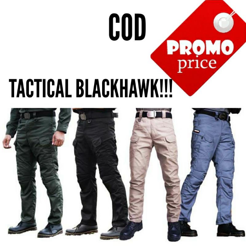 [COD] CELANA TACTICAL BLACKHAWK Outdoor Panjang CARGO BANDUNG Ariel Noah