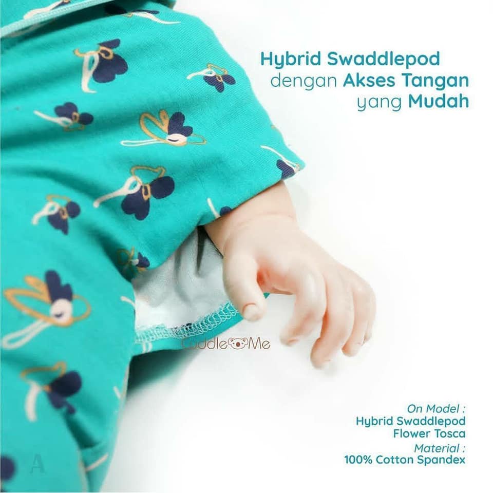 Bedong instant cuddleme / hybrid swaddlepop