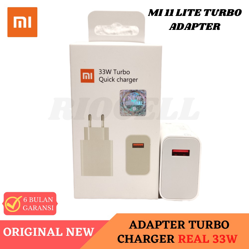 Adapter turbo xiaomi Mi 11 Lite 33W original turbo Mi