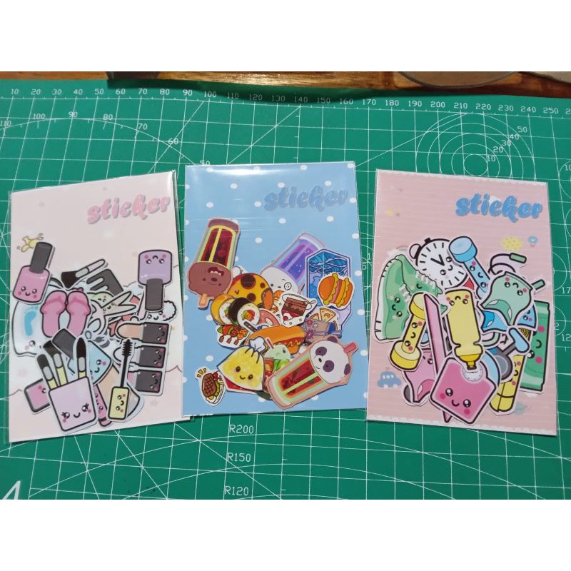 

sticker karakter lucu|sticker custom|label nama