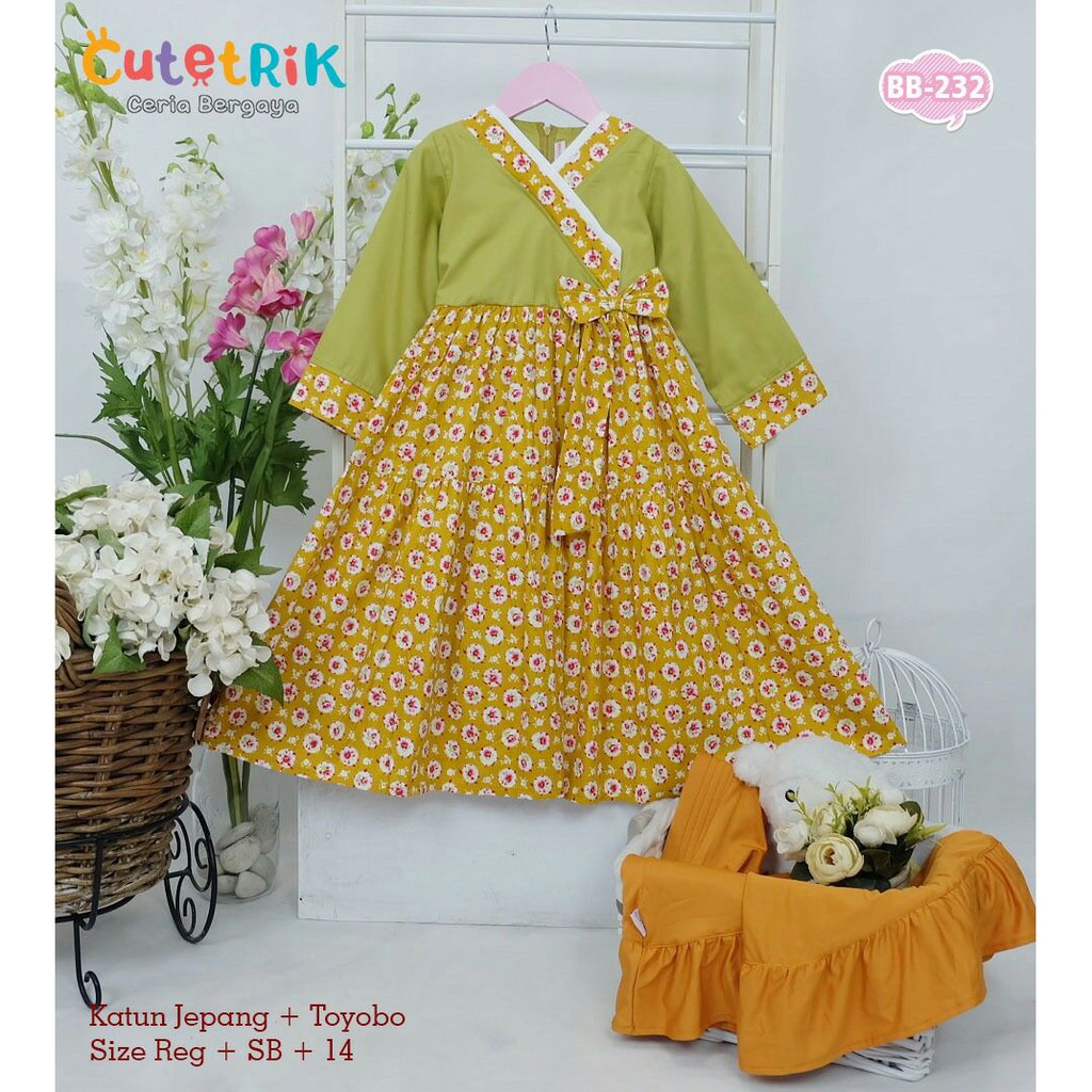 Lagi DISKON.... (Size 14y/remaja) Gamis Hanbook Anak Cutetrik BB 232 / Gamis Hanbook Muslim / Gamis 