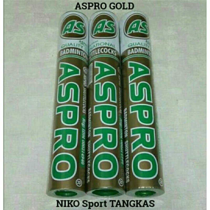 Shuttlecock Aspro Hijau Gold
