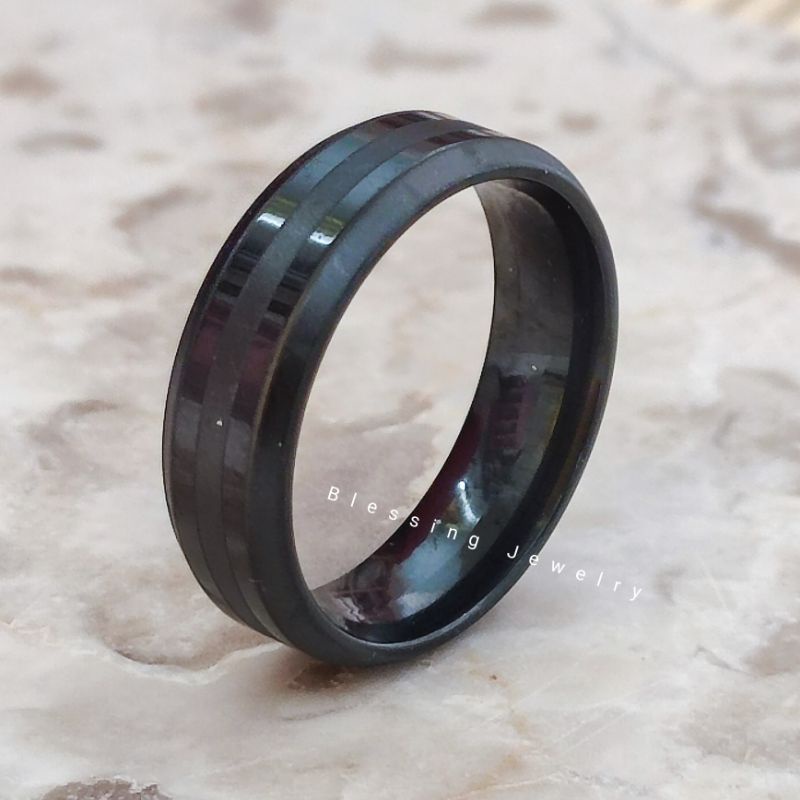 Cincin Titanium Baru Model Simple Cantik Pria dan Wanita