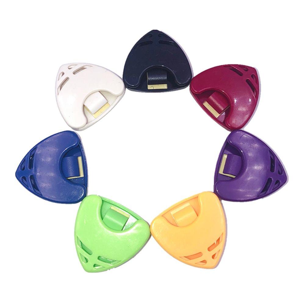 Lanfy Pick Holder Plastik Plectrum Gitar Pick Alat Bantu Gitar Mediator