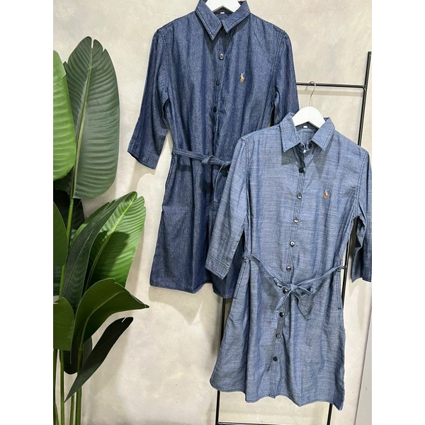 Raphla*ren denim tunic dress