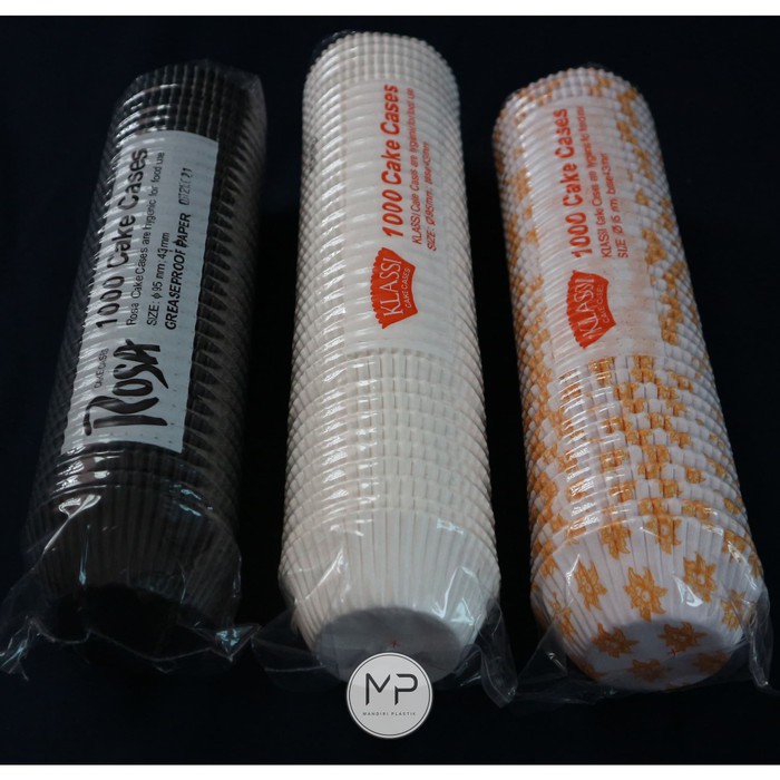 

Produk Terbaik - Cup Kue Kertas Coklat 95Mm (Berlapis Minyak) 1000Lbr