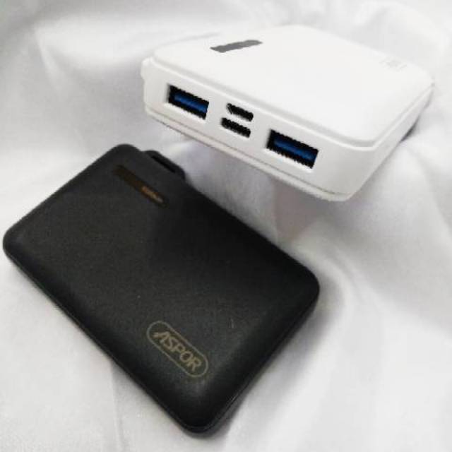 Flight Friendly Powerbank MINI 2usb 10000mah Aspor 2.4A  37wh