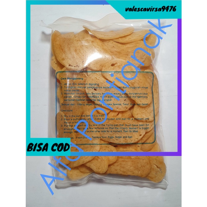 

⭐BISA COD⭐ Kerupuk / Krupuk Udang Delia Keping Khas Pontianak