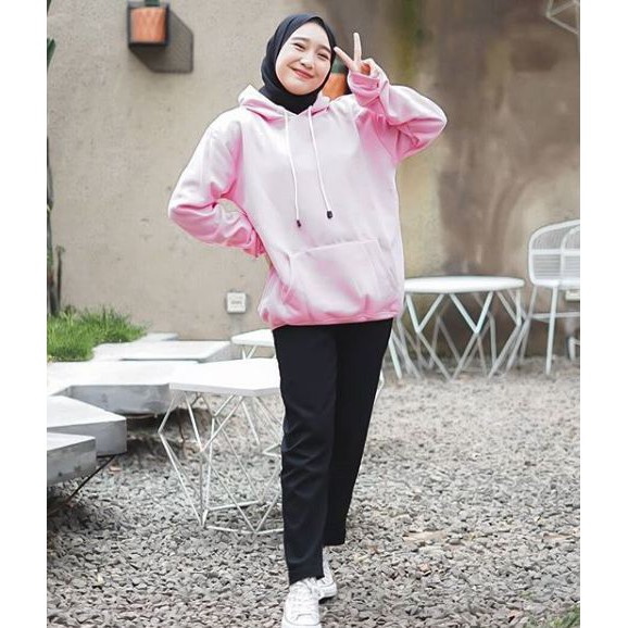 hoodie jumper polos pri wanita