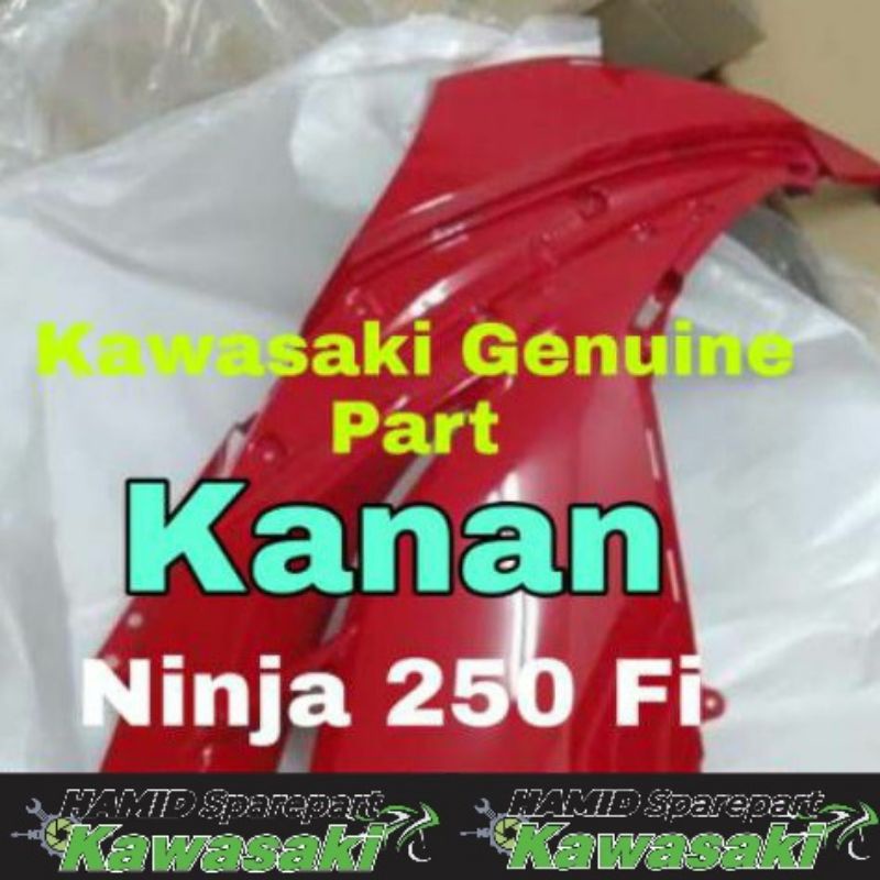 Cover bodi sayap fairing depan NINJA 250 FI 250FI injeksi injection ABS NON ABS ORIGINAL ori