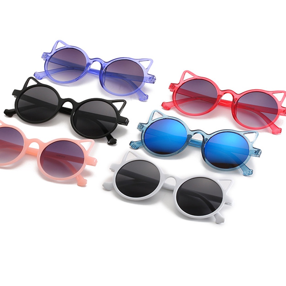 ( GS ) KACAMATA ANAK / KACAMATA ANAK LUCU  BENTUK TELINGA KUCING B/ KID SUNGLASSES