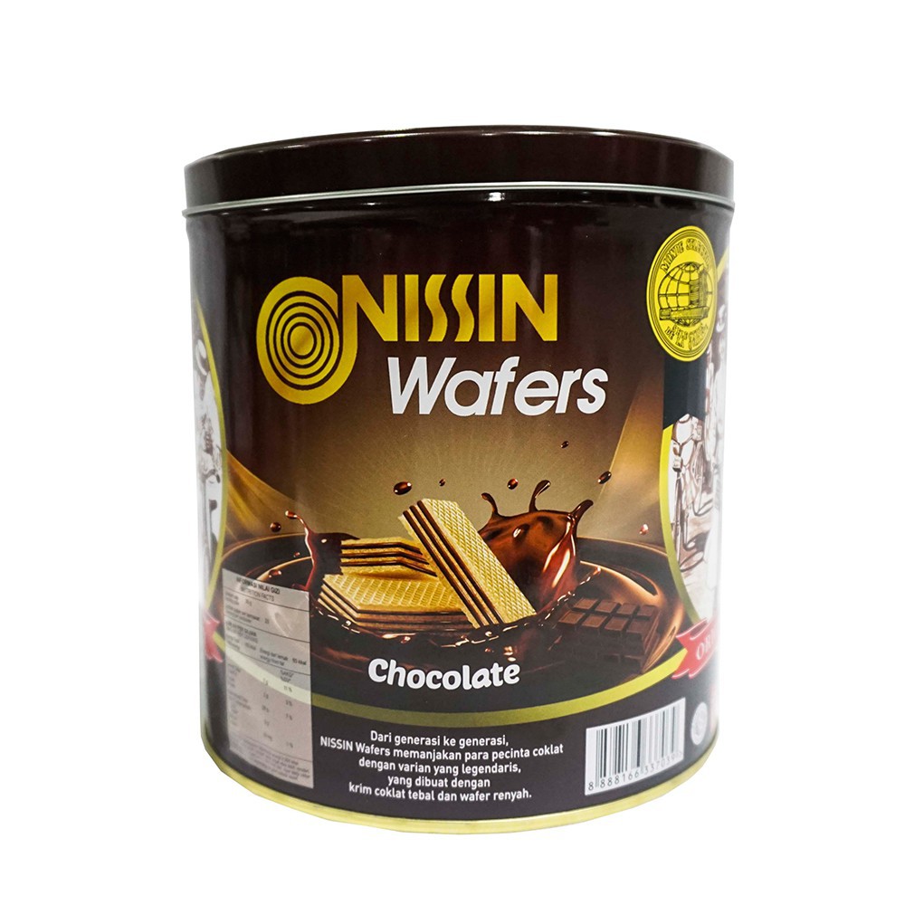 Nissin Wafer Kaleng Cokelat 300 gr