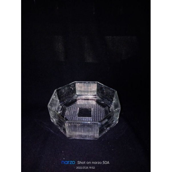 asbak unik motif hexagonal