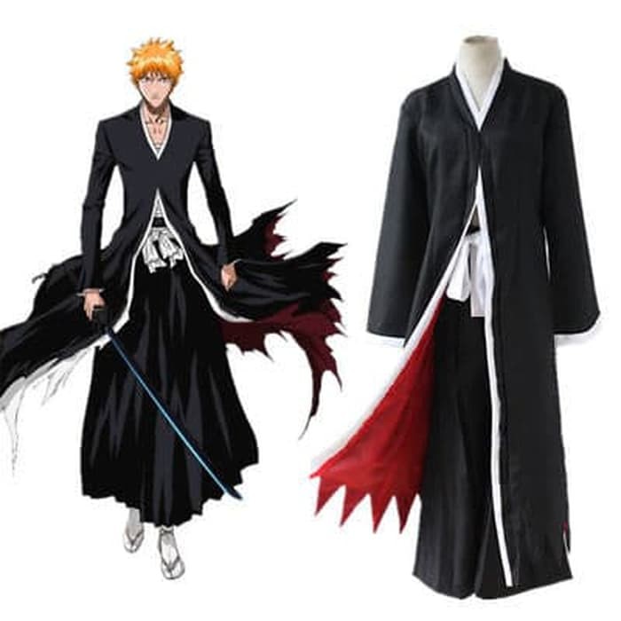 BLEACH ICHIGO HAKAMA YUKATA JEPANG