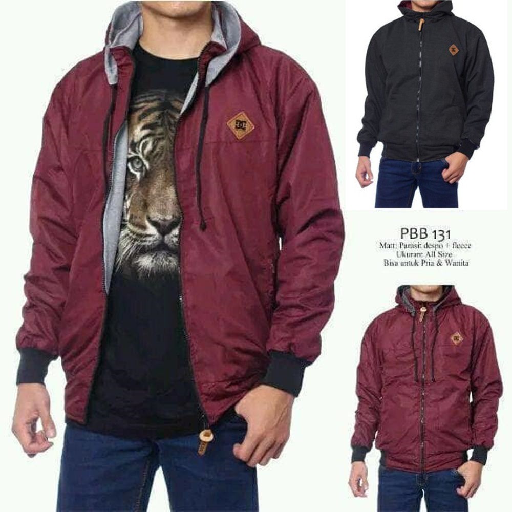 Jaket Bb Maroon Hitam Dc