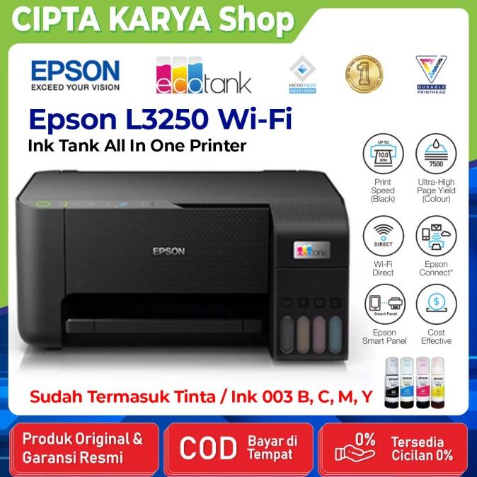 

JUAL PRINTER EPSON L3150 EcoTank Wifi Printer ALL IN ONE RESMI MURAH