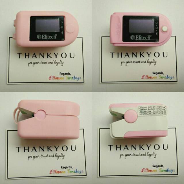 Oxymetri Fox 1 Elitech Pink Oximetry Original Garansi Resmi